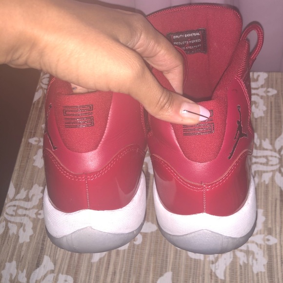 Red Patent Leather Jordans “11s” - Picture 3 of 5